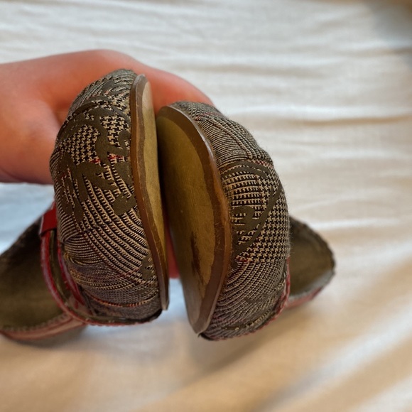 Roberto Vianna Plaid Shoes With Wooden Heel - Picture 9 of 11